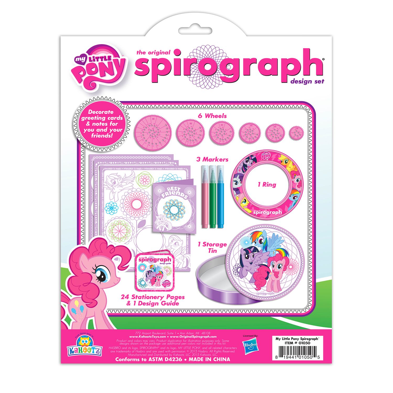 my little pony spirograph