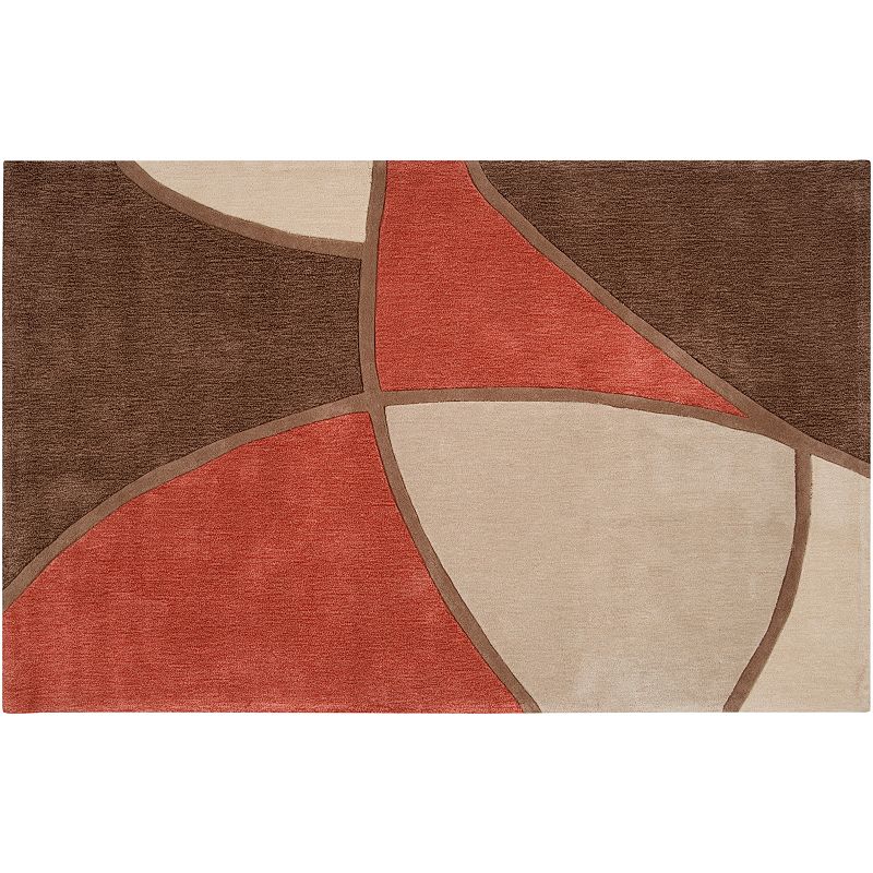 Decor 140 Cosmopolitan Abstract Rug, Brown, 8X11 Ft