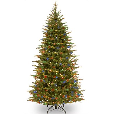7.5-ft. Pre-Lit Multicolor LED ''Feel-Real'' Nordic Spruce Christmas Tree