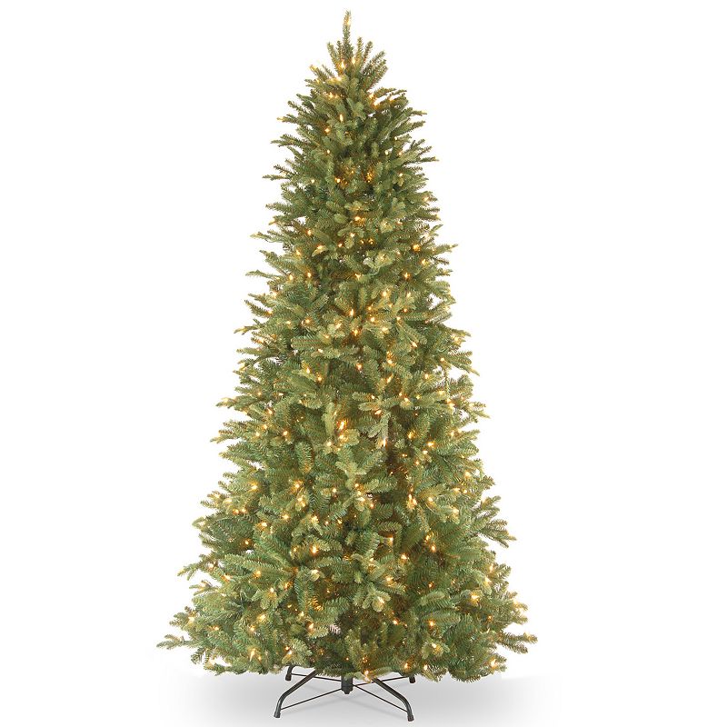 6.5-ft. Pre-Lit Feel-Real Tiffany Fir Artificial Christmas Tree, Green