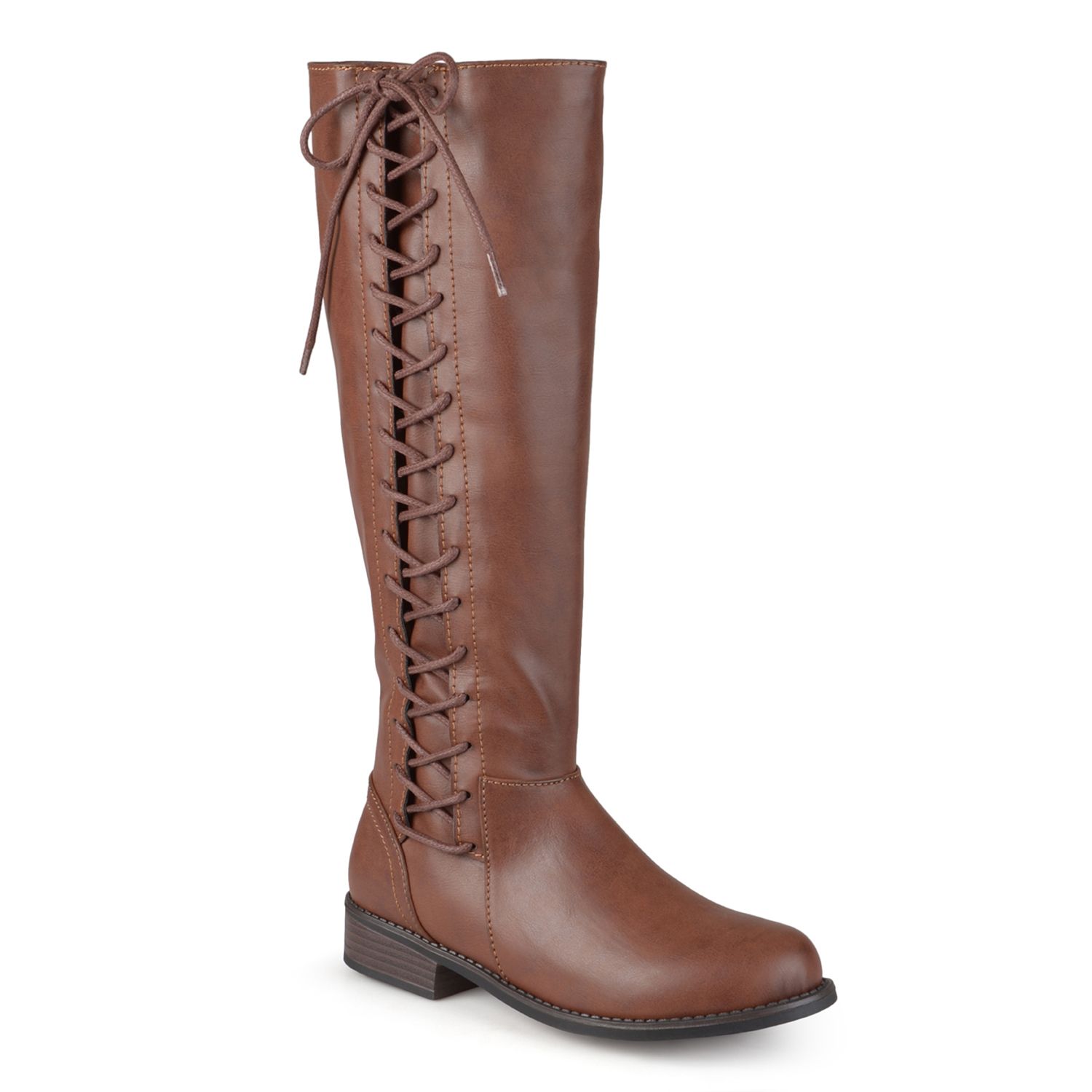 cinch lace up boots