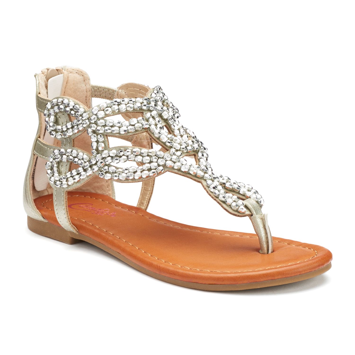 girls jeweled sandals