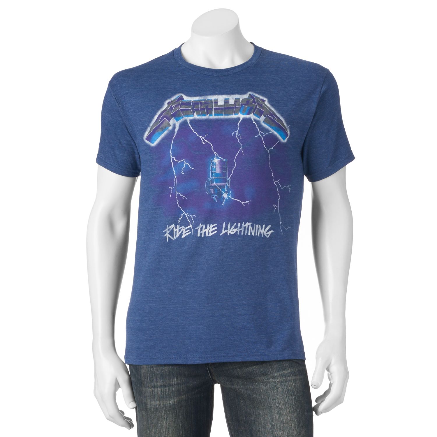 blue metallica t shirt