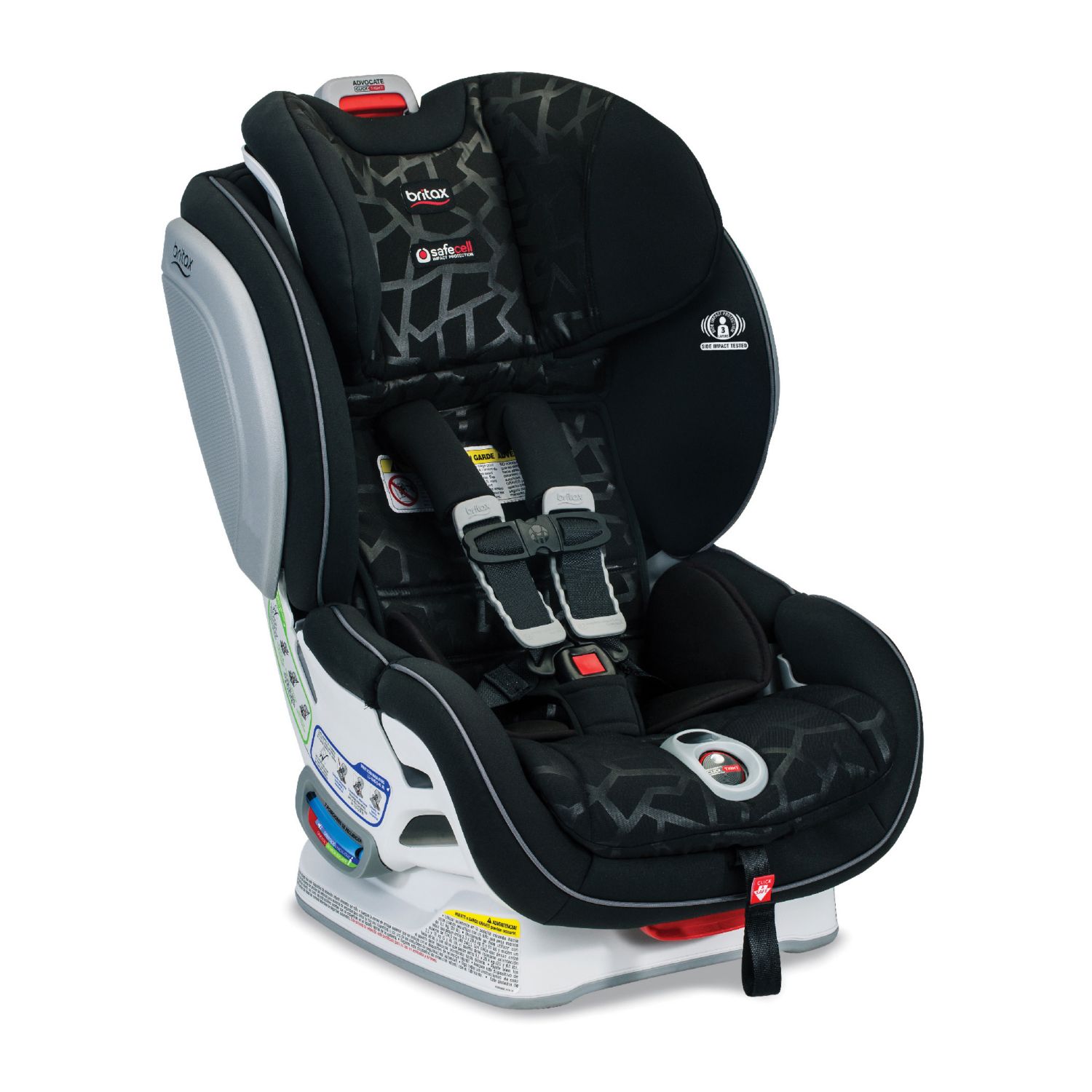 britax car seat stuck in stroller