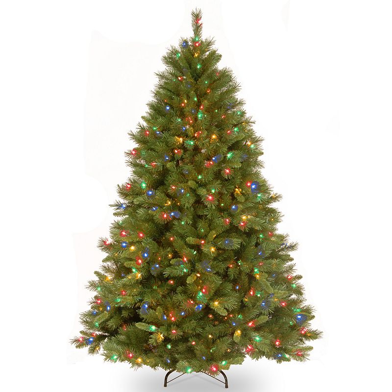 7.5-ft. Pre-Lit Multicolor Light Winchester Pine Artificial Christmas Tree,