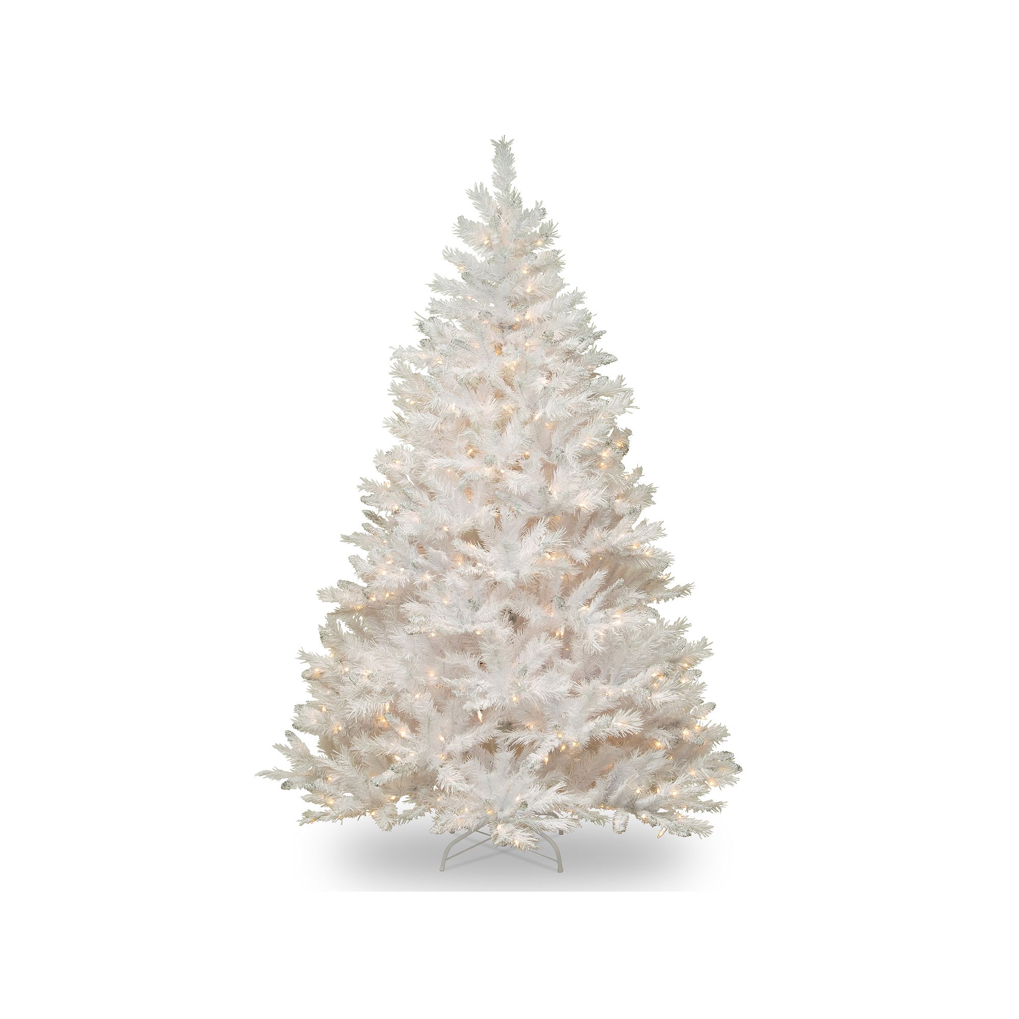 National Tree Company 7-ft. Pre-Lit Winchester Pine Artificial White Christ