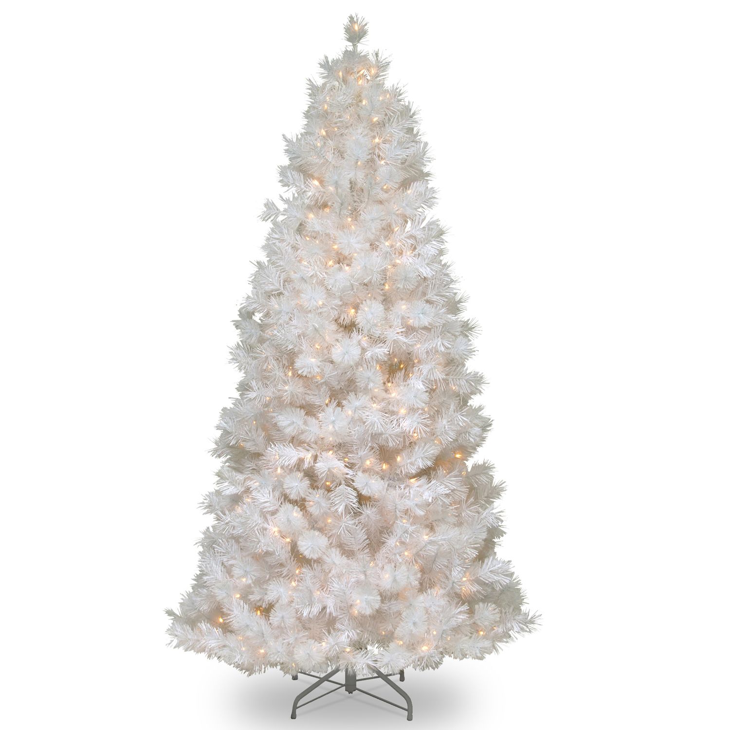 fake white christmas tree