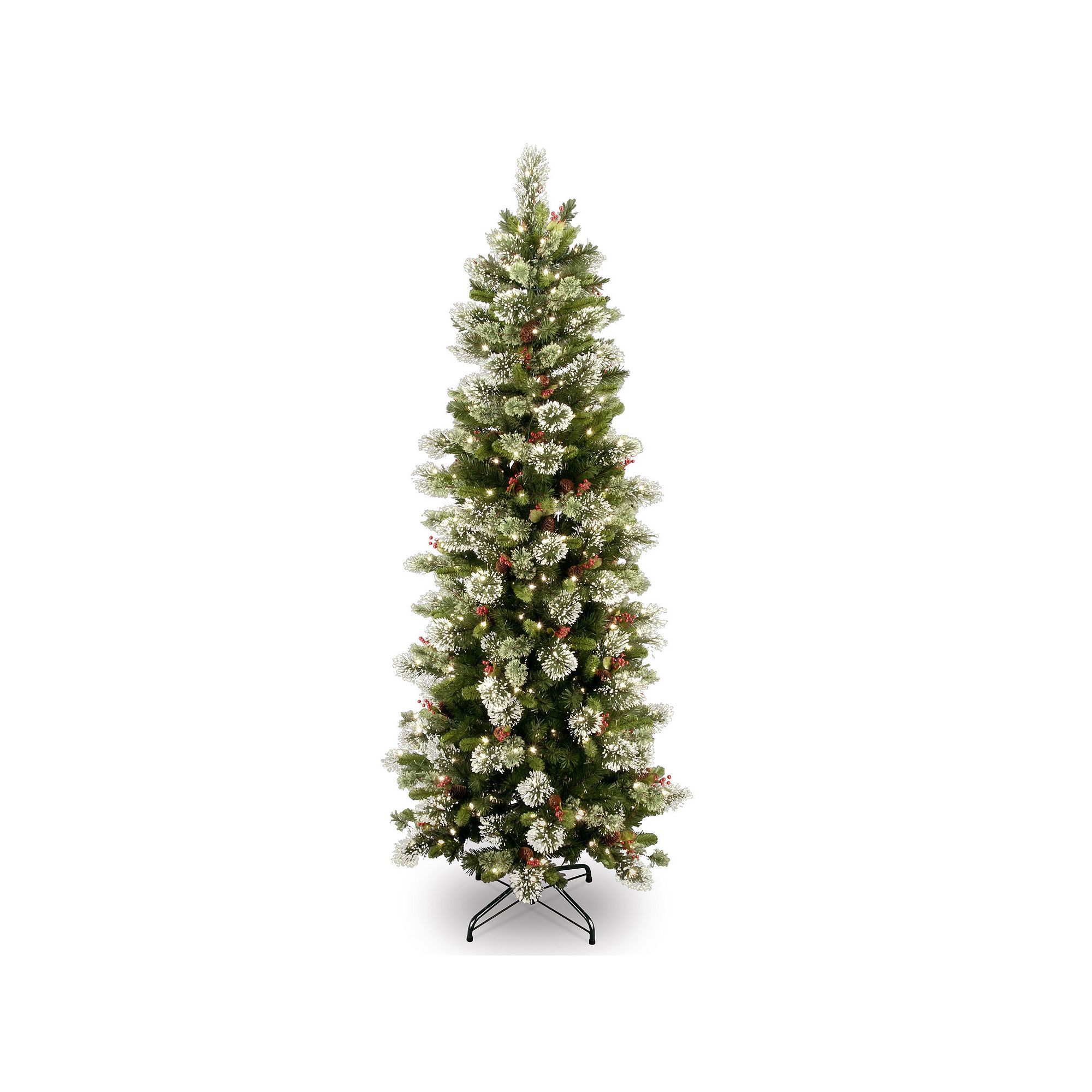National Tree Company 7.5-ft. Pre-Lit Wintry Pine Artificial Christmas Tree