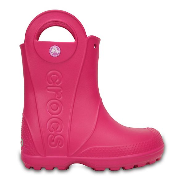 Crocs Kids Handle It Rain Croslite Boys Girls Lightweight Wellies Boots. 