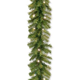 National Tree Company 9-ft. Pre-Lit LED Norwood Fir Artificial Garland