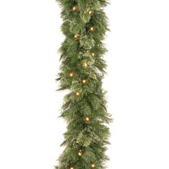 National Tree Company 9-ft. Pre-Lit Wispy Willow Garland