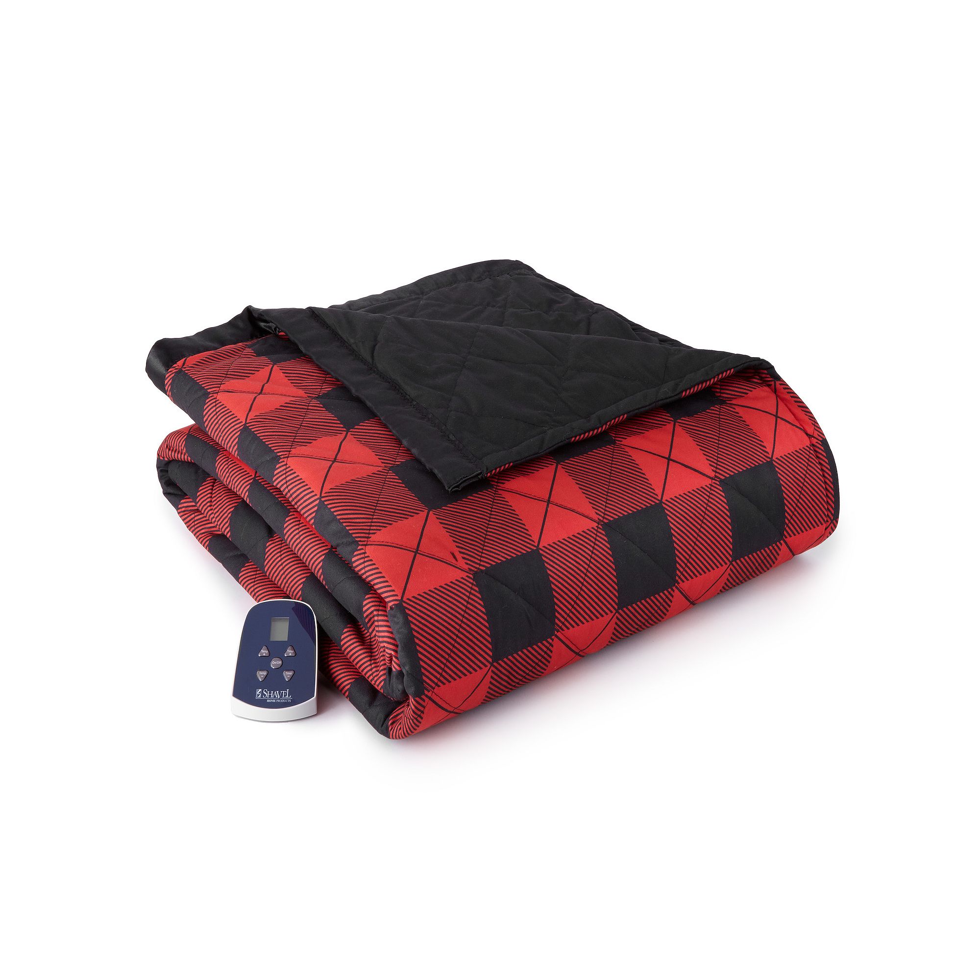 Micro Flannel® Electric Heating Blanket, Buffalo Check Red