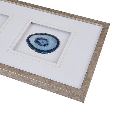 Madison Park Blue Agate Trio Framed Wall Art