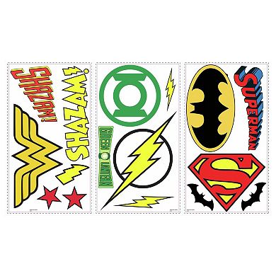 DC Superhero Logos Peel & Stick Wall Decals