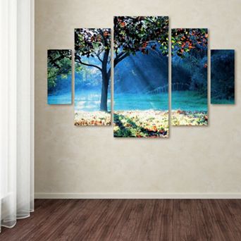 Trademark Fine Art ''Rays Of Hope'' 5 pc Wall Art Set