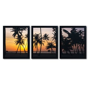 Trademark Fine Art ''Palm Dream'' 3 pc Wall Art Set