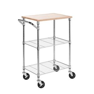 Honey-Can-Do 2 Shelf Urban Rolling Cart