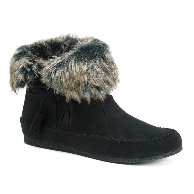 Girl moccasin outlet boots