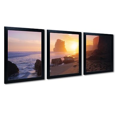 Trademark Fine Art ''Apostles From The Beach'' 3-pc. Wall Art Set