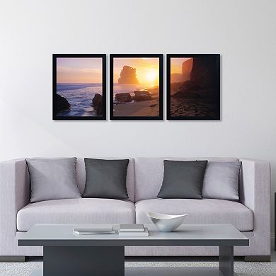 Trademark Fine Art ''Apostles From The Beach'' 3-pc. Wall Art Set