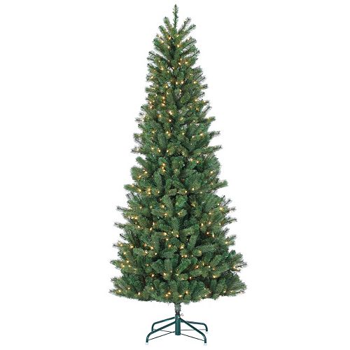Sterling 7.5' Natural Cut Slim Montgomery Pine Artificial Christmas Tree
