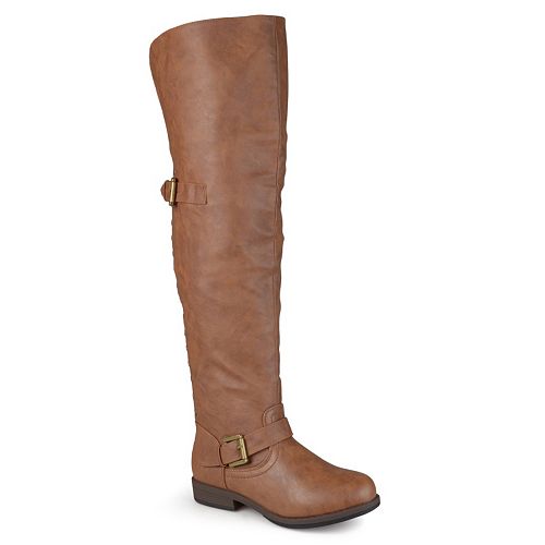 over the knee boots buckle