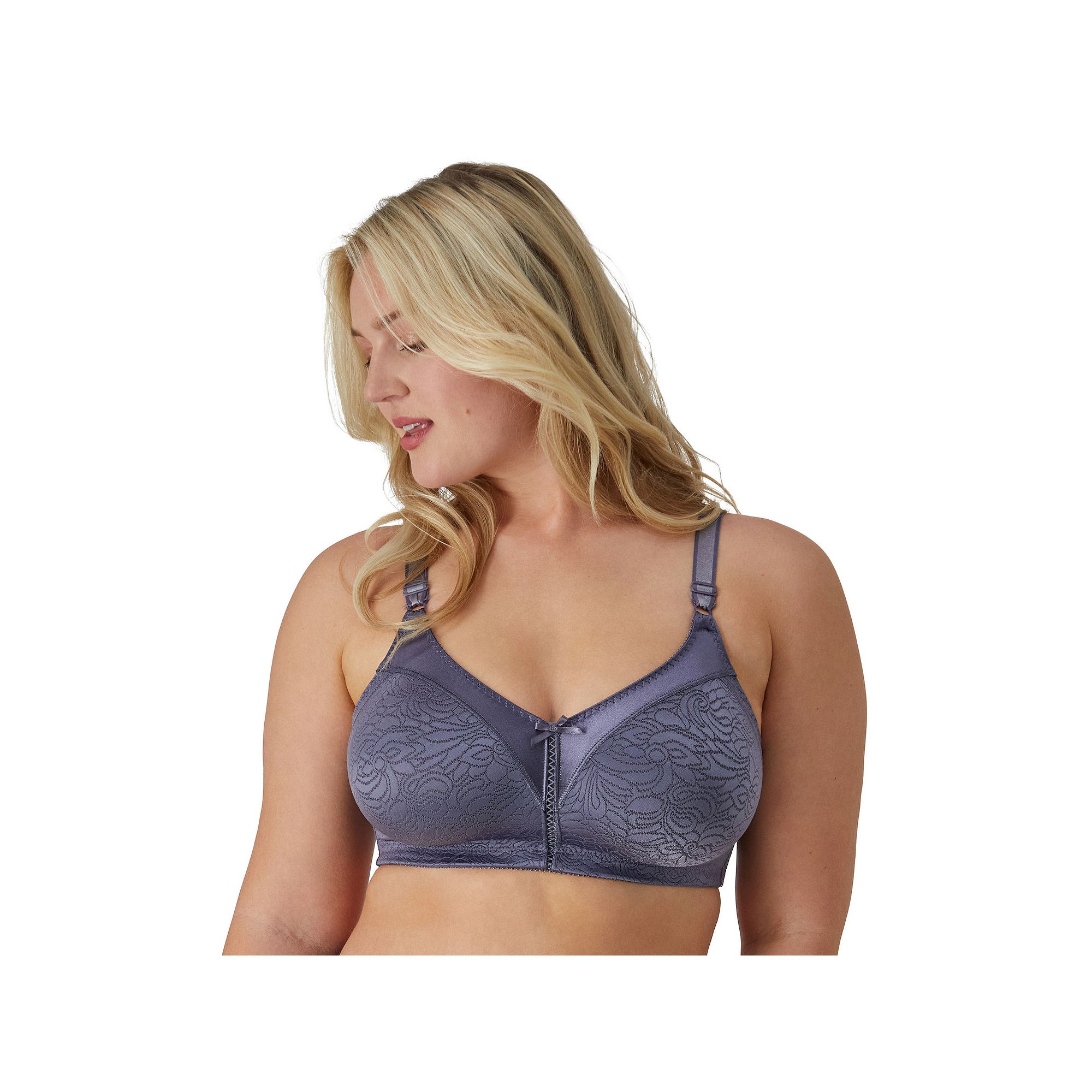 Bali Double Support Lace Full-Figure Wireless Bra DF3372, Womens, Size: 34