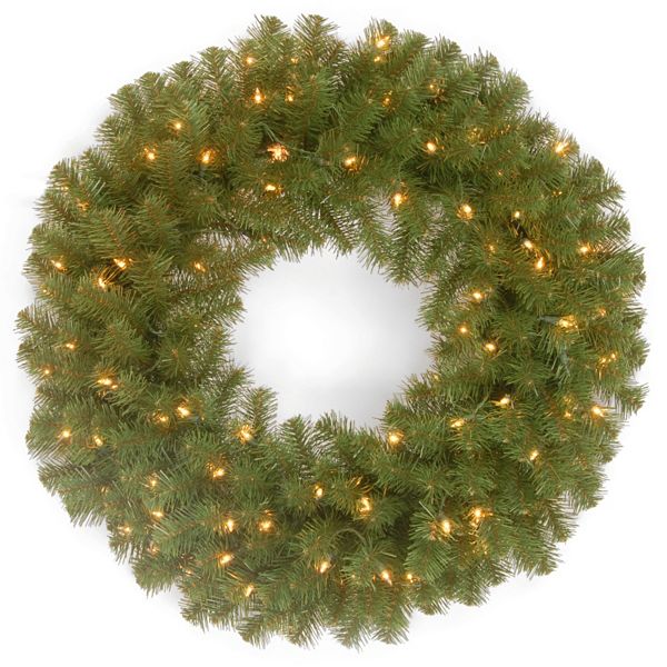 National Tree Company Pre Lit Christmas Wreath