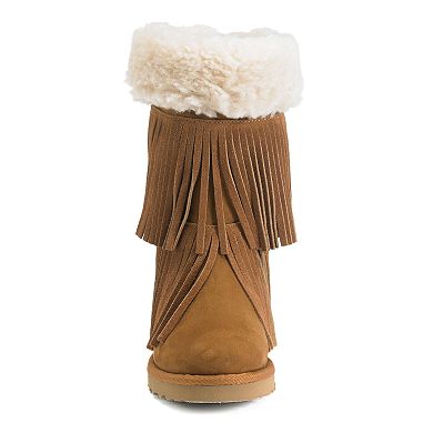 Madden Sleet Women's Fringe Wedge Boots