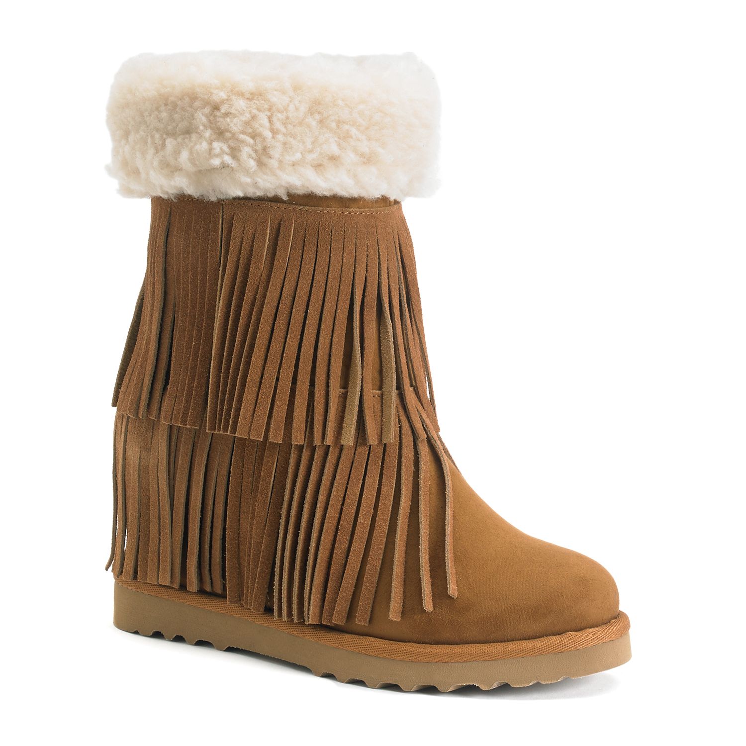 womens fringe boots