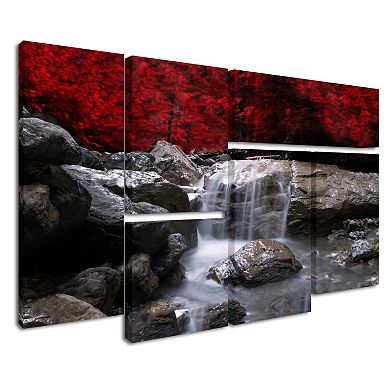 Trademark Fine Art ''Red Vison'' 6-piece Canvas Wall Art Set