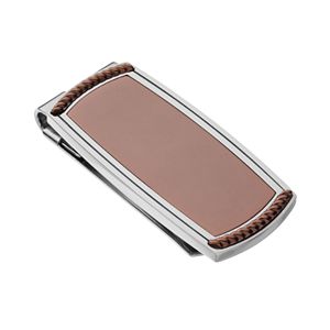 Two Tone Stainless Steel Money Clip