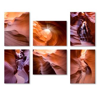 Trademark Fine Art ''Rocks'' 6 pc Canvas Wall Art Set