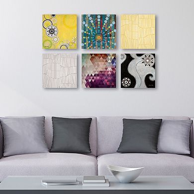Trademark Fine Art ''Abstract'' 6-piece Canvas Wall Art Set