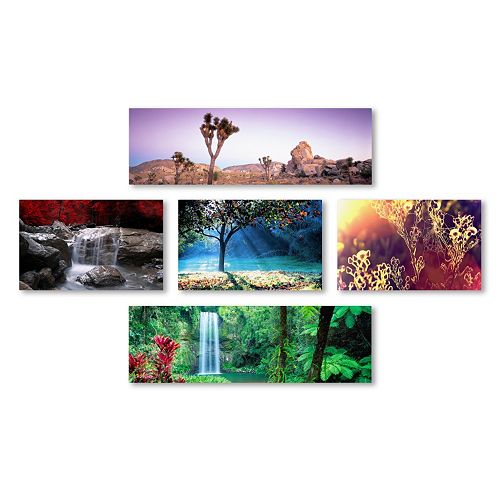 Trademark Fine Art ”Nature” Canvas Wall Art Set