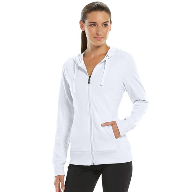 トップス theredthread S callifur zip hoodie white