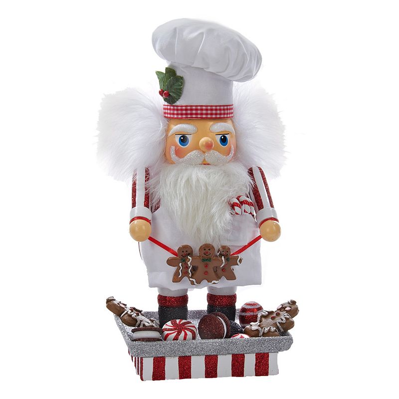 20974630 Kurt Adler Hollywood Santa Gingerbread Chef Nutcra sku 20974630