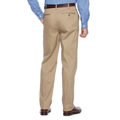 Men's Croft & Barrow® Classic-Fit Flat-Front No-Iron Stretch Khaki Pants