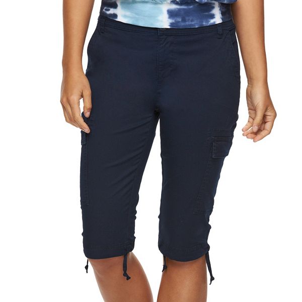 Petite Chaps Cargo Twill Capris