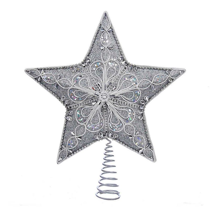 Silver Star 13.5-in. Tree Topper