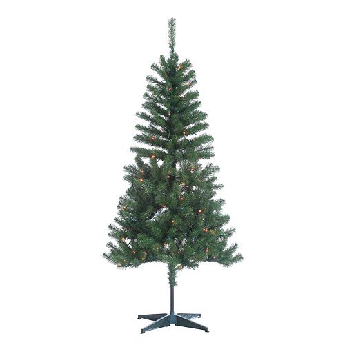 Sterling 7′ Cumberland Pine Multi-Colored Artificial Christmas Tree
