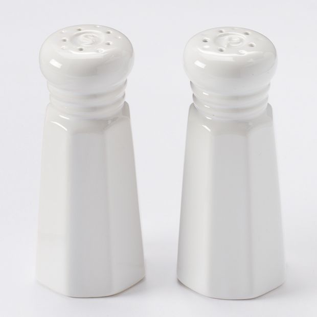 Salt & Pepper Shaker Set, White