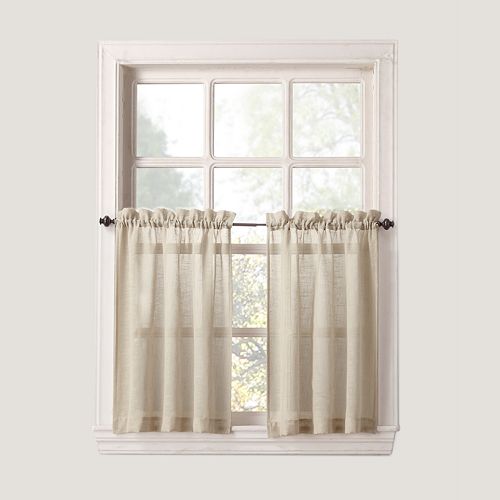 SONOMA Goods for Life™ Ayden Linen Blend Tier Curtain Pair