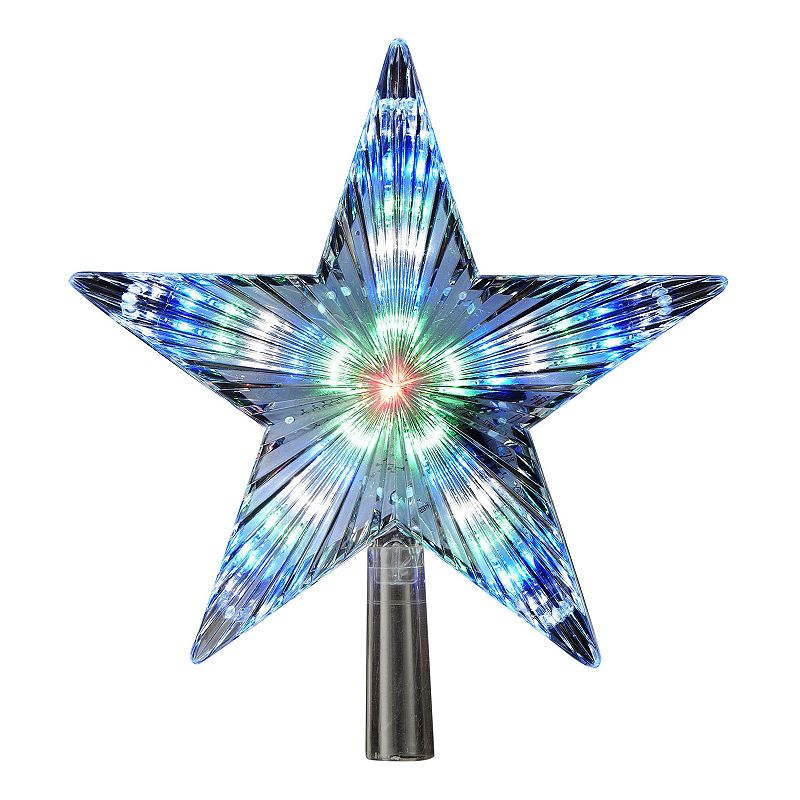 8.5-Inch Color-Changing LED Star Tree Topper, Multicolor