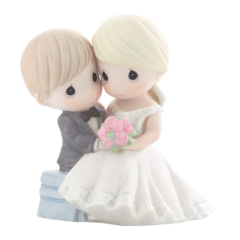 UPC 875555000108 product image for Precious Moments ''Forevermore'' Seated Couple With Bouquet Figurine, Multicolor | upcitemdb.com