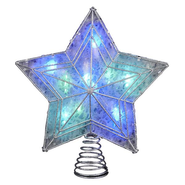 Led Color Changing 12 Inch Star Tree Topper, Lighted Led Tree Topper Star 12