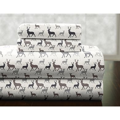 Pointehaven Ankara Flannel Sheet Set