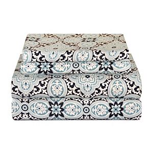 Pointehaven Ankara Flannel Sheet Set