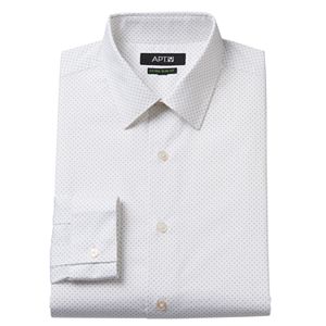 Men's Apt. 9®  Extra Slim-Fit Dot Stretch Dress Shirt