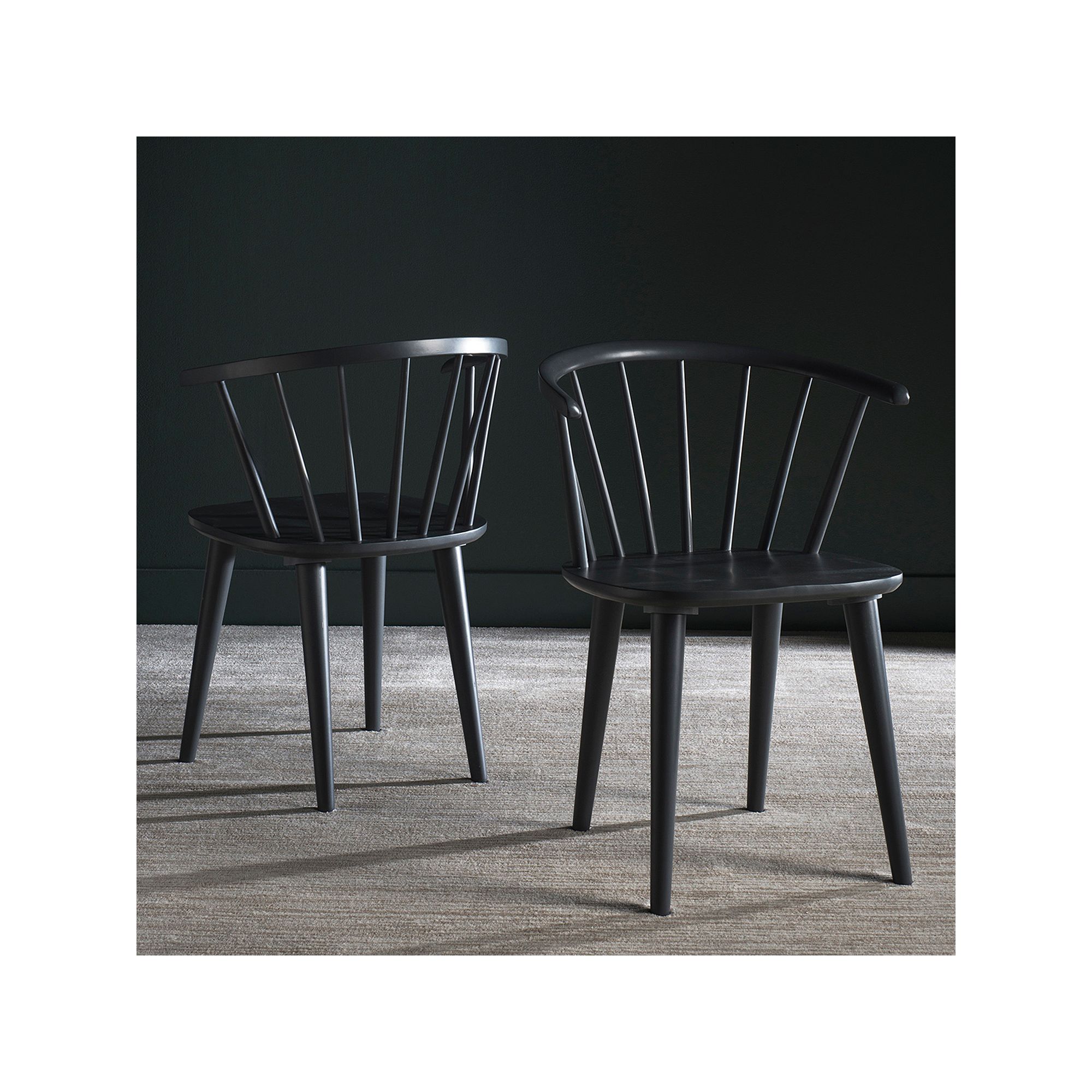 Safavieh Blanchard Side Chair 2-piece Set, Gray